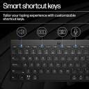 HP 350 Compact Multi-Device Bluetooth Standard Multi-device Keyboard ...