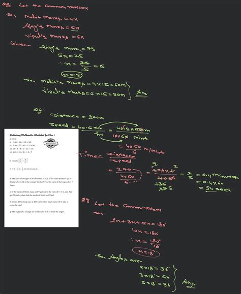 Preliminary Mathematics Worksheet for Class 7 a) Solve: i) (-48) times 2..