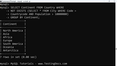 Image result for MySQL Exist Query