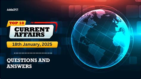 Quick Quiz 18th January's Current Affairs