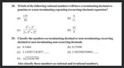 Difference Between Terminating and All Decimal Form 的图像结果