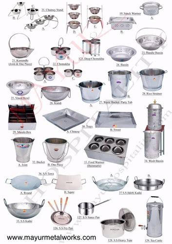 Steel Utensils - Commercial Cooking Utensils Manufacturer from Mumbai