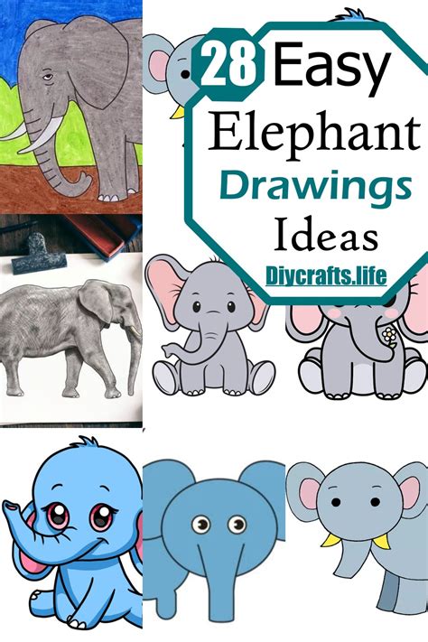 Image result for Easy Elephant Drawing