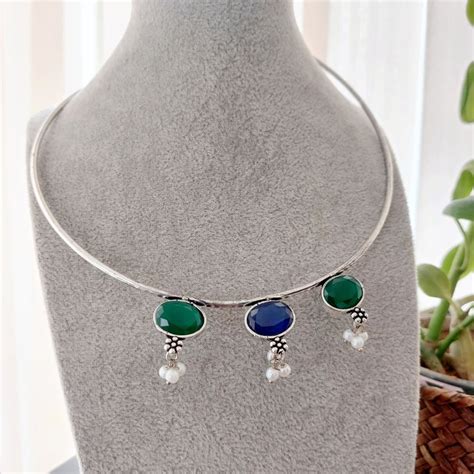 Metal or Oxidized Necklaces – AashirsLifestyle