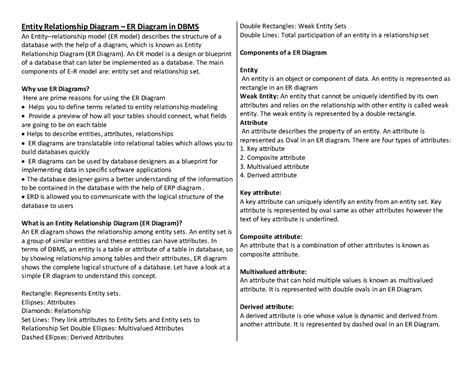 DBMS - jj,k - Entity Relationship Diagram – ER Diagram in DBMS An ...