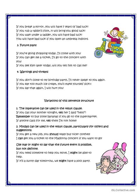 Image result for First Conditional Story Worksheet