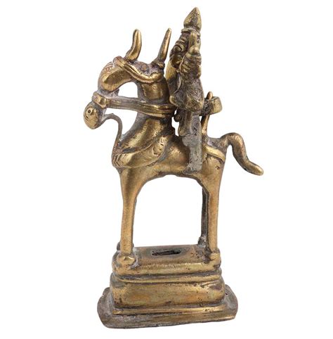 Tribal Brass Indian Warrior god Riding A Horse Statue