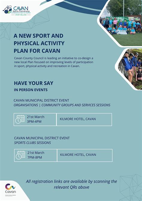 Sport and Physical Activity Plan Cavan, Hotel Kilmore, Cavan, 21 March ...