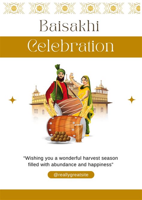 Design Free Customizable Baisakhi (Vaisakhi) Poster | Canva