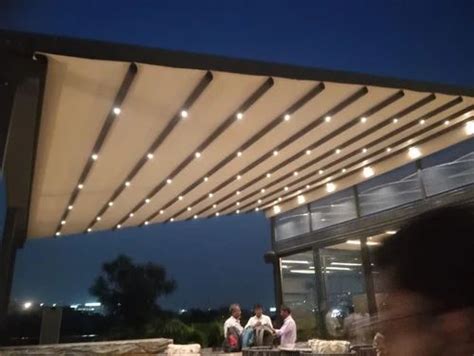 Aluminum Louvers - Motorized Retractable Roof from New Delhi