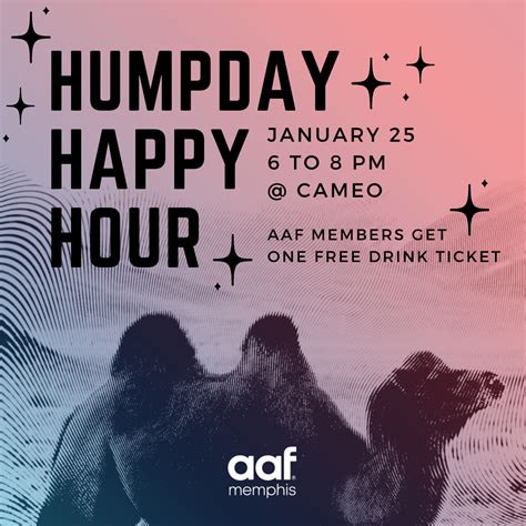 Happy Hour at Cameo - January 25 | AAF Memphis