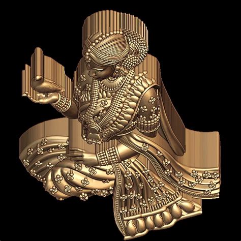 Indian Traditional Woman 3D Model