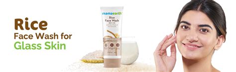 Mamaearth Rice Face Wash With Rice Water & Niacinamide for Glass Skin ...