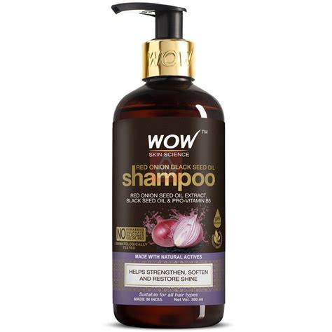 Wow Skin Science Onion Red Seed Oil Shampoo 300ml
