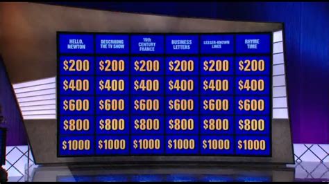 Jeopardy Game Examples 的图像结果