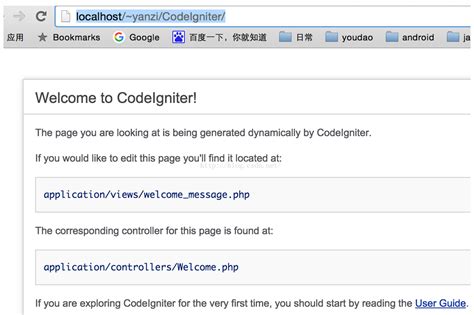 Localhost CodeIgniter 的图像结果