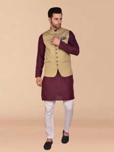 Divastri Men Kurta Pyjama Ethnic Jacket Set - Buy Divastri Men Kurta ...