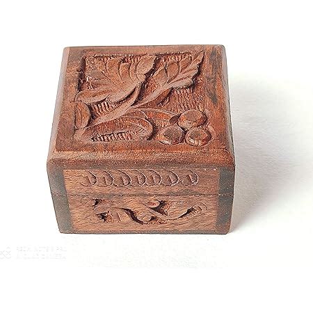 UMAAS Unique Wooden Handicrafts® Handmade Wooden Jewellery Box for ...