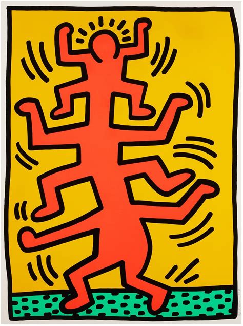 Keith Haring - Keith Haring Montreux Jazz Serigraph (Keith Haring ...