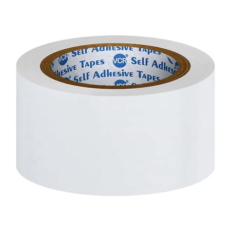 VCR White Floor Marking Tape - 18 Meters in Length 48mm / 02" Width - 1 ...