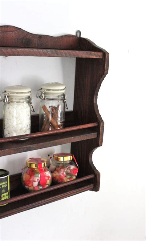 Spanish Colonial Wooden Wall Shelf, Spice Rack, Pantry Shelf For Sale ...