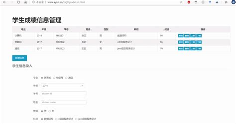 JSP+SSM+Mysql实现的学生成绩管理系统-java黑洞网