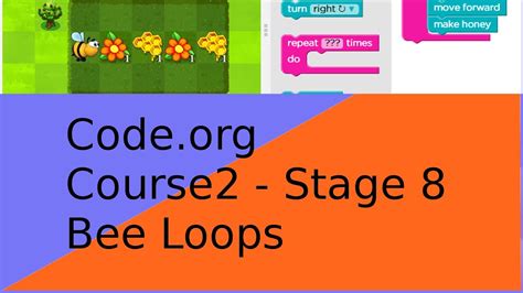 Image result for Code.org Lessom 14 Loops with Bee