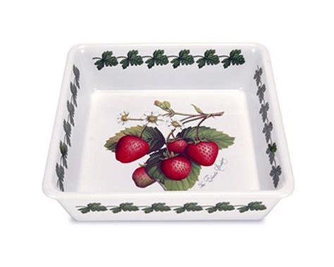 Portmeirion Strawberry Fair Earthenware 12-1/4 x 10-Inch Lasagna Dish ...