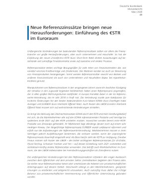 Ausfüllbar Online Einfhrung des STR im EuroraumDeutsche Bundesbank Fax ...