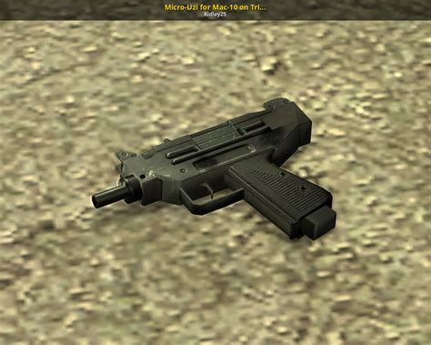Micro-Uzi for Mac-10 on Triggafingahs Anims Mod for Counter-Strike ...