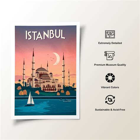 Buy Istanbul Travel Poster Art & Prints Online India at Best Price ...