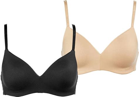 Buy Calvin Klein Womens 2-Pack Lightly Lined Wirefree Bra Online at ...