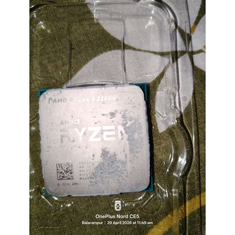 Buy the AMD Ryzen 3 2200g 4 Core 4 threads 3.50Ghz with Radeon Vega 8 ...