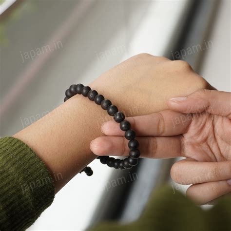 Karungali Inner Balance Band - Natural Ebony Wood – Japam