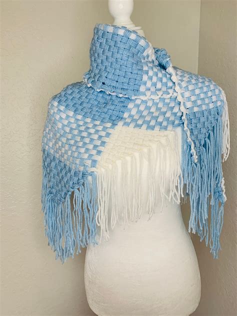 Buy Multi Color Unisex Scarf, Winter Warm Plaid Shawl, Triangular Shawl ...
