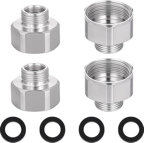 Amazon.com: 4 PCS brass Water Line Adapter, Pipe Fittings in 1/2 ...