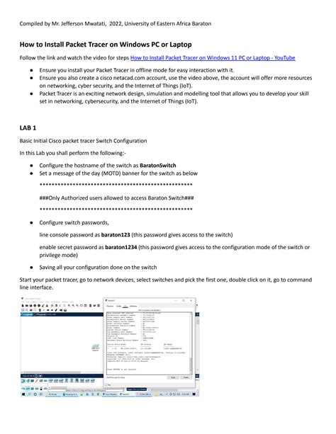 Image result for Netacad Lab Basic Switch Configuration