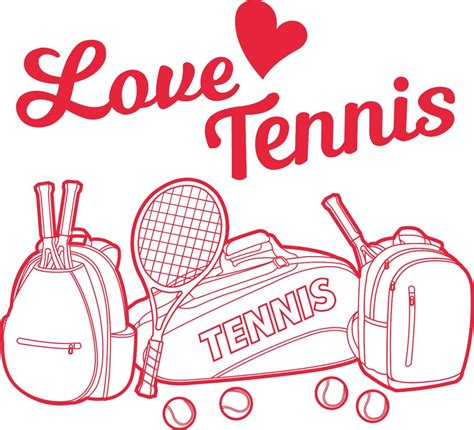 Love Tennis Symbolized