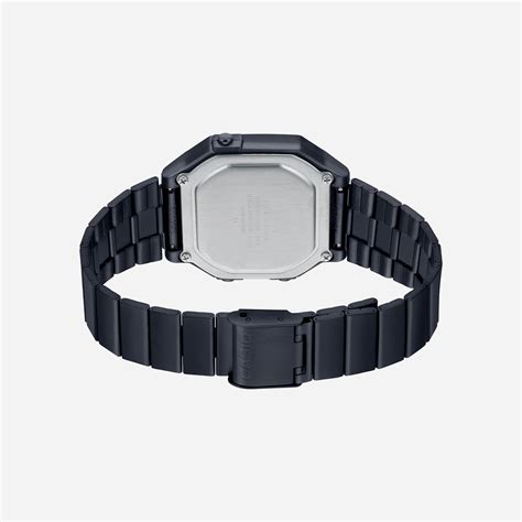 Casio Vintage B650WB-1BDF Quartz Black Dial Digital Stainless Steel Wa ...