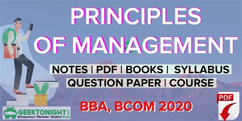 Image result for Management Notes PDF