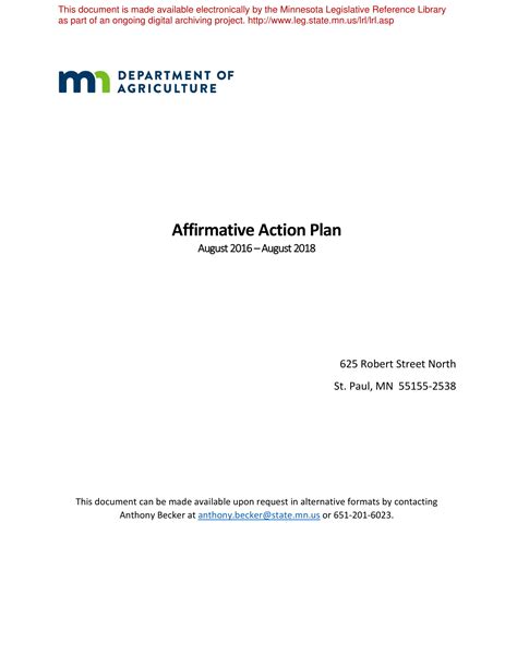 Affirmative Action Plan - 17+ Examples, How to Create, PDF, Word