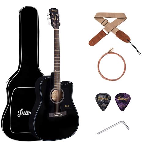 JUAREZ Fiésta cm 104.14 cm (41 Inch) Acoustic Guitar Cutaway with Dual ...