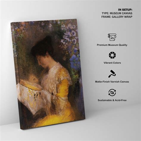 Madame Arthur Fontaine Painting & Wall Art Print by Odilon Redon ...