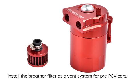 Oil Catch Can Kit Reservoir Baffled Tank Kit with | Ubuy India