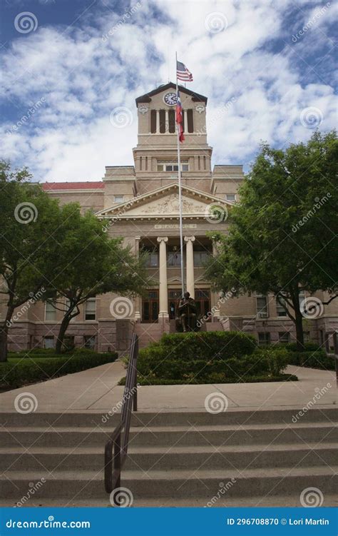 Historic Navarro County Courthouse Located In Downtown Corsicana Texas ...