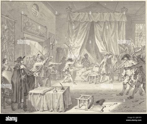 The brothers Johan and Cornelis de Witt attacked in their room above ...