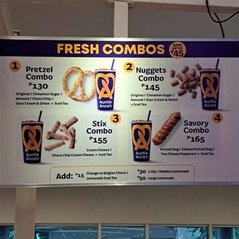Auntie Anne's: The Home of Hand-baked Pretzels - Iloilo Blogger She Mae
