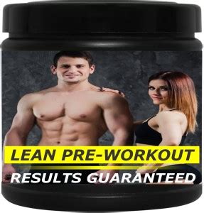 A M NUTRATECH Lean Pre-Workout 150gm Green Apple Flavor Zero Sugar ...