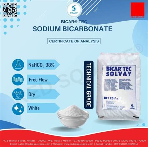 Sodium Bicarbonate Manufacturer, Exporter & Supplier from Kolkata India