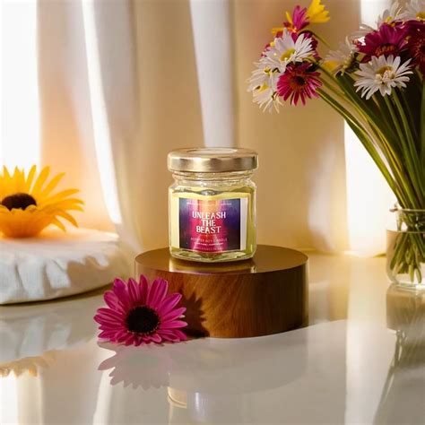 Scented Aromatherapy Candle | Small -50g - 15+ Hour Burn time | Unleash ...